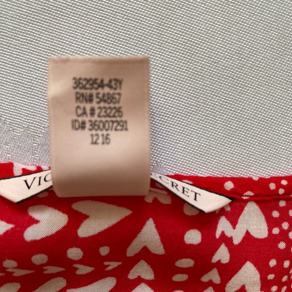 Vicoria's Secret heart design robe swimsuit cover kimono. OS - Picture 8 of 11